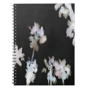 Vacation Tropical Palms Artistic Waterverf Silhou Notitieboek