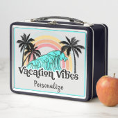 Vacation Vibes Ocean Waves Palm Treates Personaliz (In situ)