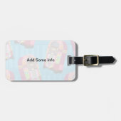 Vacations Rock Fun Jukebox Fifties Flair Bagagelabel (Voorkant horizontaal)