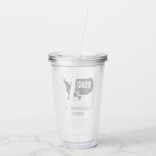 Vacature aangepaste reeks | gezinstraject Verenigd Acryl Drinkbeker (Achterkant)