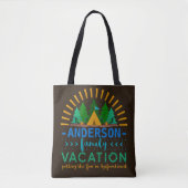 Vacature Camping Trip Funny | Aangepaste naam Tote Bag (Voorkant)