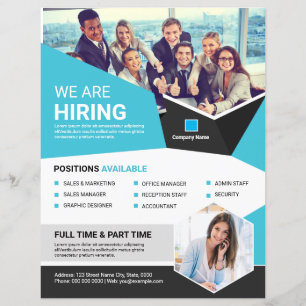 Vacature Flyer Sjabloon