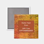 Vacature Home Promo Wifi Code House Guest Magneet (Voorkant / Achterkant)