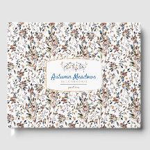 Vacature Rental Guest Book Elegant Leaves Berries