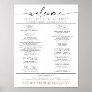 Vacature Welkomstregels voor woningen Poster