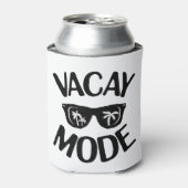 Vacay Art Vacay Mode Word Text Art Blikjeskoeler (Blikje Voorkant)