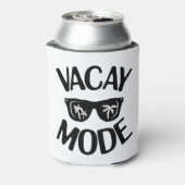 Vacay Art Vacay Mode Word Text Art Blikjeskoeler (Blikje Achterkant)