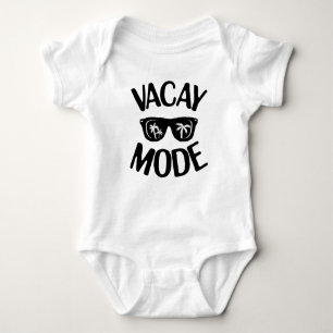 Vacay Art Vacay Mode Word Text Art Schort Romper