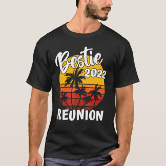 Vacay Bestie Squad Zomer Sunset Beach Retro Besti T-shirt