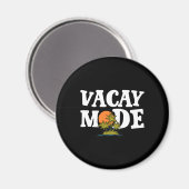 Vacay Mode Cute Vacation Summer Cruise Getaway Magneet (Voorkant / Achterkant)