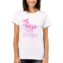 Vacay Mode T-shirt voor dames