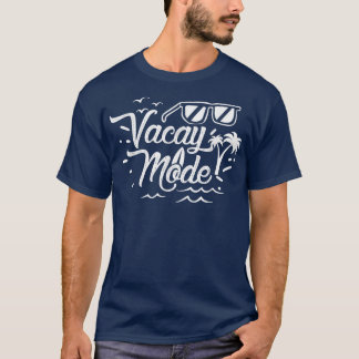 Vacay Mode-vakantie ontspannen & 'beachlife' T-shirt