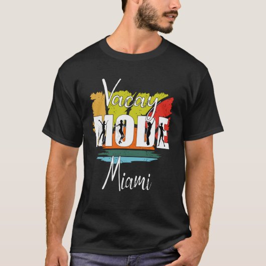 Vacay Mode Zomer Strand Vakantie T-shirt (Voorkant)