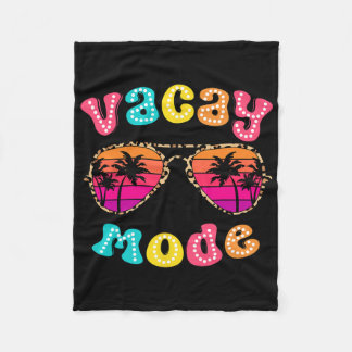 Vacay Mode Zomer Vibes Zonnebril Retro Schattige M Fleece Deken
