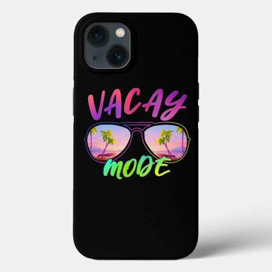 Vacay Mode Zonnebrillen Funny Family Beach Summer Case-Mate iPhone Case (Achterkant)