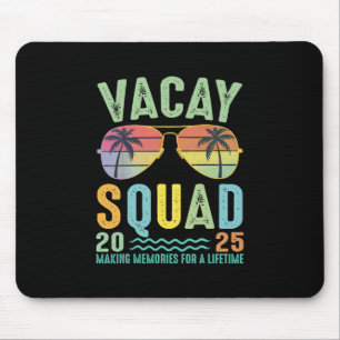 Vacay Squad 2025 Zomer Familie Samen Cruise Reis Muismat