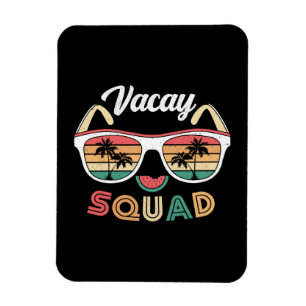 Vacay Squad Funny Beach Zomervakantie Magneet
