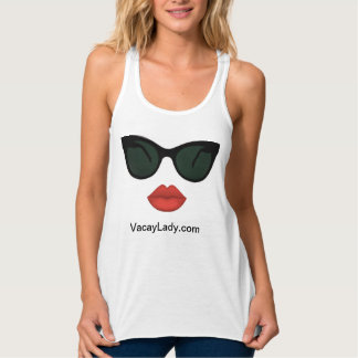Vacay Vacay Dames Red Lips Débardeur