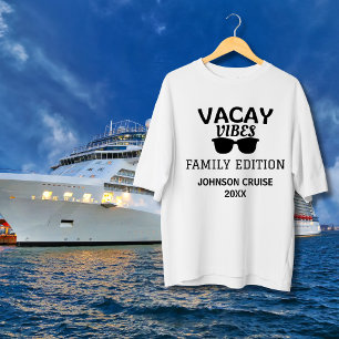 Vacay Vibes Family Edition Family Reunion Cruise T-shirt