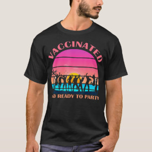 Vaccinatie klaar voor gebruik op partij Pro Vaccin T-shirt