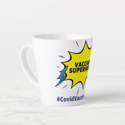 Vaccine Superheld Mok (Linkerhoek)