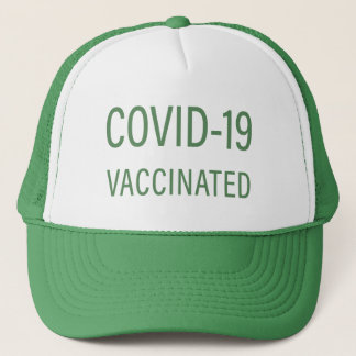 Vaccineerd loophoed van covid-19 trucker pet