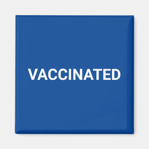 Vaccineerde, blauwe, witte aanpasbare magneet