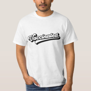 Vaccineerde T-shirt met Vintage-stijl