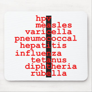 Vaccineren van muispad muismat