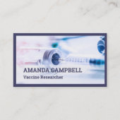 Vaccinonderzoeker QR-code Visitekaartje (Voorkant)