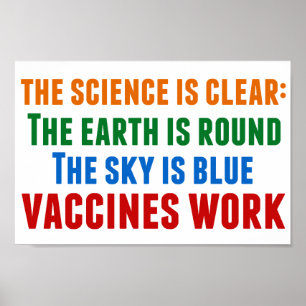 Vaccins Werken Pro Vaccinatie Science Quote Poster
