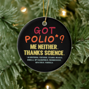 Vaccins Work Bedankt Science Epidemiology Student Keramisch Ornament