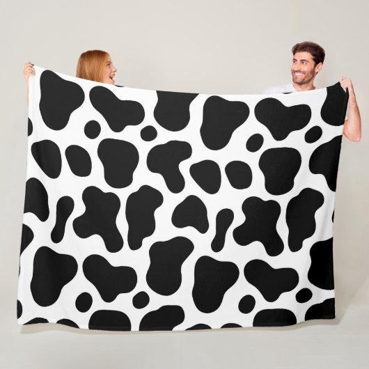Vache 60x80 Couverture polaire (En situation)