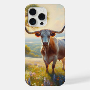 Vache à landes du printemps du Texas