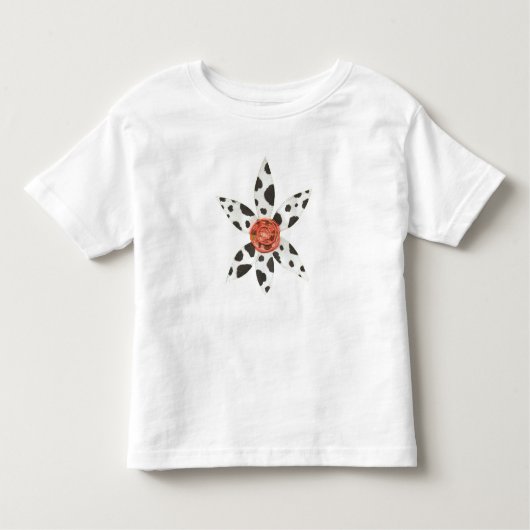 Vache à marguerite aucun T-shirt d'enfant en bas (Devant)