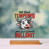Vache à tempérament drôle vintage (Neutre)
