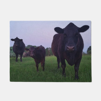 Vache à Yup de vache ! Paillasson de porte