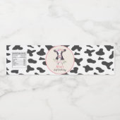 Vache Anniversaire Fête Étiquette de bouteille d'e (Étiquettes simples)