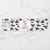 Vache Anniversaire Fête Étiquette de bouteille d'e (Étiquettes simples)