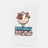 Vache Anniversaire Squad Cattleman Farmer Thème Pa (Angle)