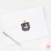 Vache avec couronne - Stickers (Enveloppe)