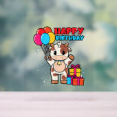 Vache Birthday Balloon Thème Cattleman Farman Cute (Neutre)