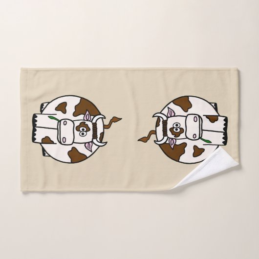 Vache Brown (Serviette à main)