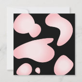 Vache caricaturale, invitation (Dos)