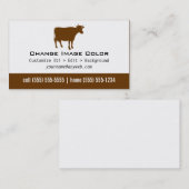 Vache - carte de visite personnel (Devant / Derrière)