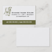 Vache - carte de visite personnel (Devant / Derrière)