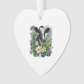 Vache dans la jungle florale Png, Vache tropicale (devant)