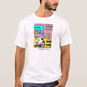 Vache Dans Le Magasin De Chine Mugs Drôles T-shirt