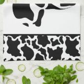 Vache de campagne serviette de cuisine (Plié)