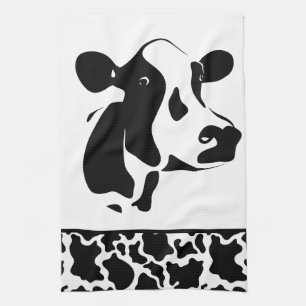 Vache de campagne serviette de cuisine